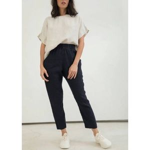 NWT Eliza Suzann clyde work pant black 10